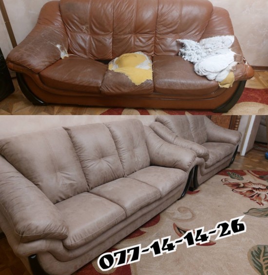 Փափուկ կահույքի վերանորոգում - Black & White Furniture