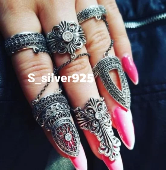 S Silver silver jewelry